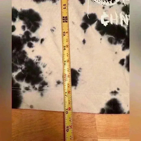 CHNGE Tie Dye Butterfly Logo Crop Top Size Small - Picture 9 of 10